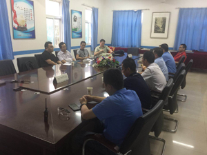 the meeting of slewing ring bearing встреча опорно-поворотного подшипника