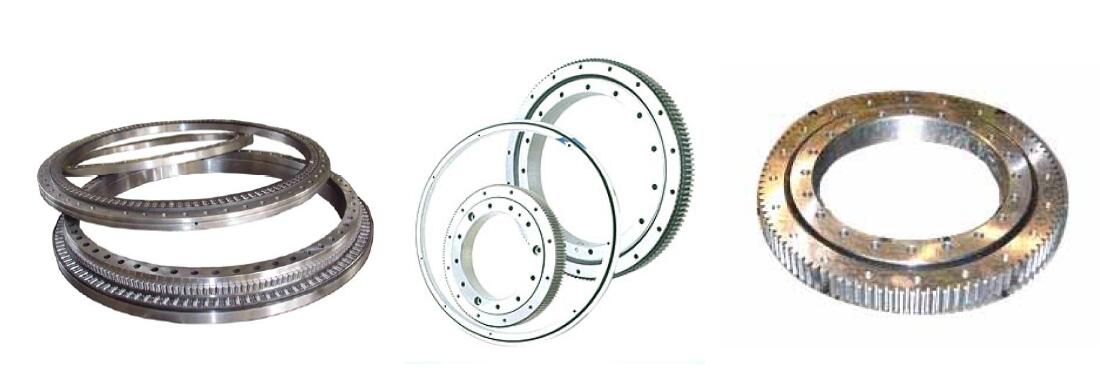 Поворотный стол малого диаметра с четырехточечным контактом с шариковым редуктором и поворотным кольцом с деформируемыми кольцами