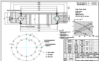 рисунок подшипника поворотного кольца