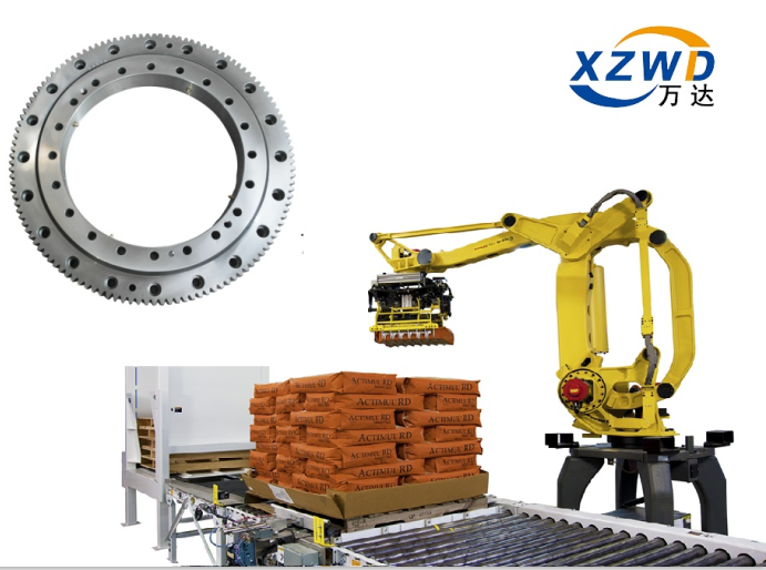 OEM роботизированное оборудование для укладки поддонов, однорядный поворотный роликовый подшипник 111.25.630
